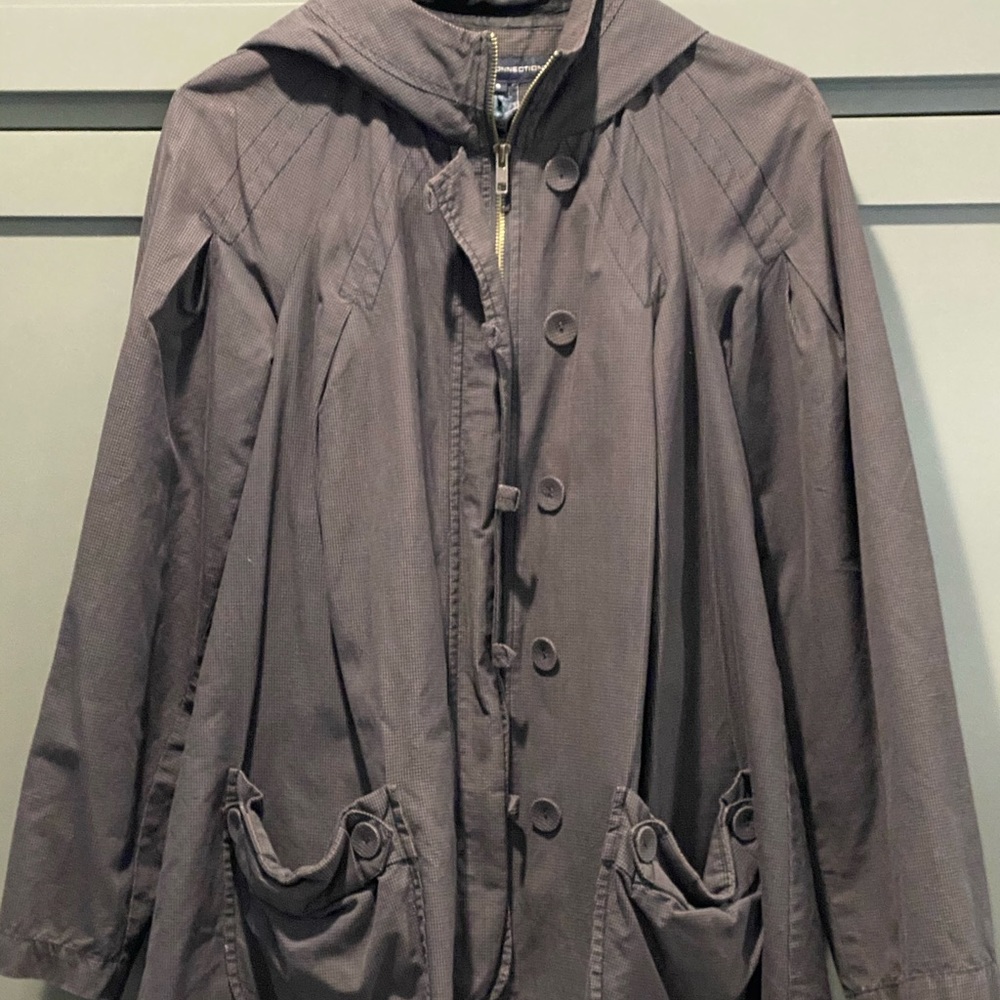 French Connection Zip-up Swing Coat